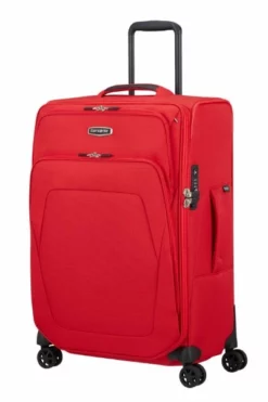 Samsonite Spark SNG Eco 67cm Medium Expandable 4-Wheel Suitcase -UK Suitcase Sales Shop 115761 7413 SPARK SNG ECO SPINNER 6724 EXP FRONT34