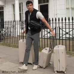 IT Luggage Spontaneous - Medium Plus (Feather Grey) -UK Suitcase Sales Shop 1 9e298710 4de4 4a22 b928 cf85eb63c16a