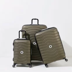 Intervolve - 3pc Set (Dark Olive) -UK Suitcase Sales Shop 2 ee111cb5 6aaa 4f85 a367 8700356581ce