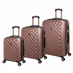IT Luggage Cushion Lux - Cabin (Metallic Rose Gold) 5 IT Luggage Cushion Lux - Cabin (Metallic Rose Gold) -UK Suitcase Sales Shop 32631 HK16 1646A08MetallicrosegoldSSFrontpanelcopy bbf25dd5 4ffc 4f2e a42e 39b8f71e7234