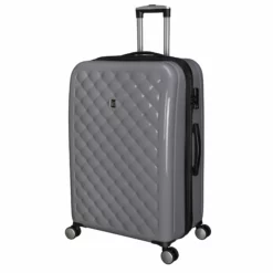 IT Luggage Cushion Lux - 3pc Set (Silver) -UK Suitcase Sales Shop 32631 HK16 1646A08Silver Aluminiumwhite SSFrontpanel28.23in