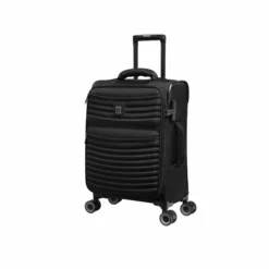 IT Luggage Precursor - 3pc Set (Black) -UK Suitcase Sales Shop 32769 HK12 2883B08BlackSSFrontpanel18.7in