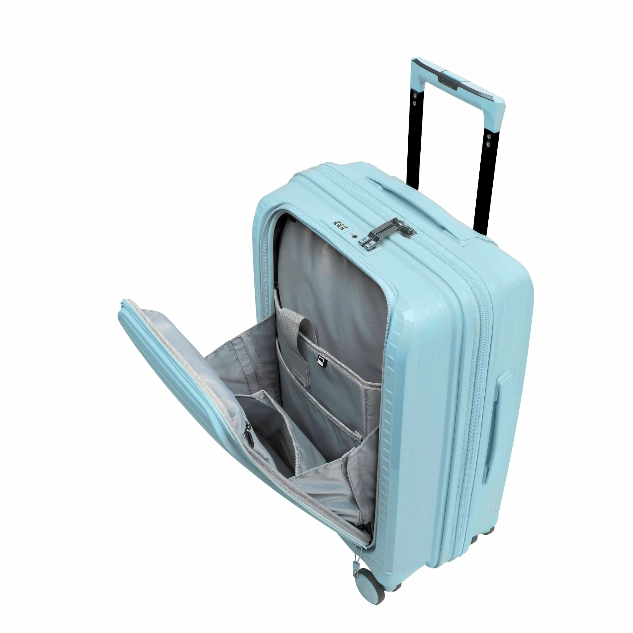 IT Luggage Spontaneous II - Cabin With Pocket (Blue Glow) 2 IT Luggage Spontaneous II - Cabin With Pocket (Blue Glow) - Image 2