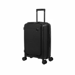 IT Luggage Spontaneous II - 3pc Set (Black) -UK Suitcase Sales Shop 32770 UK15 2881 08BlackSSFrontpanel18.5in