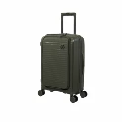 IT Luggage Spontaneous II - 3pc Set (Olive Night) -UK Suitcase Sales Shop 32770 UK15 2881 08OlivenightSSFrontpanel18.5in