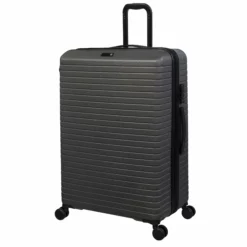 Attuned - 3pc Set (Charcoal) -UK Suitcase Sales Shop 32772 UK16 2620 08CharcoalgreySSFrontpanel29in