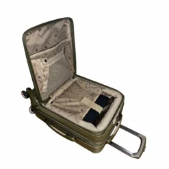 Rapidity - Cabin (Dark Olive) -UK Suitcase Sales Shop 32798 UK16 2911 08 dark olive open laptop