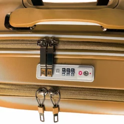 Rapidity - Cabin (Cuban Gold) 12 Rapidity - Cabin (Cuban Gold) -UK Suitcase Sales Shop 32798 UK16 2911 08cuban gold TSA open close2