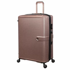 IT Luggage Helixian - 3pc Set (Metallic Rose Gold) 14 IT Luggage Helixian - 3pc Set (Metallic Rose Gold) -UK Suitcase Sales Shop 32898 UK16 2842 08MetallicrosegoldS397SSFrontpanel29in