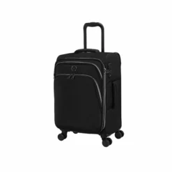 IT Luggage Trinary - 4pc Set (Black) 20 IT Luggage Trinary - 4pc Set (Black) -UK Suitcase Sales Shop 32909 UK12 2875 08BlackSSFrontpanel19.4in