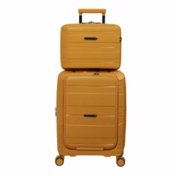 IT Luggage Momentous - Vanity Case (Mango Sorbet) -UK Suitcase Sales Shop 32912 UK15 2886 08 15 2886 15MangosorbetSSFrontpanel 02784b70 5e02 4454 b020 0232c8917627