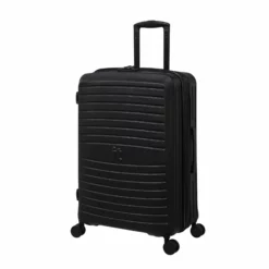IT Luggage Eco-Protect - 4pc Set (Black) 14 IT Luggage Eco-Protect - 4pc Set (Black) -UK Suitcase Sales Shop 32913 UK16 2910E08BlackSSFrontpanel25in