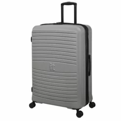 IT Luggage Eco-Protect - 4pc Set (Silver) -UK Suitcase Sales Shop 32913 UK16 2910E08SilverSSFrontpanel29in