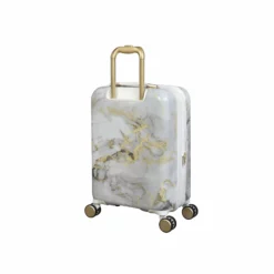 IT Luggage Sheen - Cabin (Gold Greyscale Marble) -UK Suitcase Sales Shop 32980 UK16 2269B08GoldgreyscalemarbleSSBackpanel18.9in