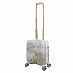 IT Luggage Sheen - Underseat (Gold Greyscale Marble) -UK Suitcase Sales Shop 32980 UK16 2269B08GoldgreyscalemarbleSSFrontpanel14.7infullyextended 9e778825 dada 4e7e 9164 c1127c29b342