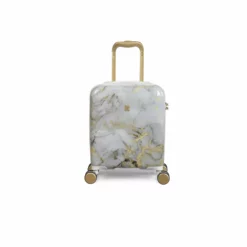 IT Luggage Sheen - 4pc Set (Gold Greyscale Marble) -UK Suitcase Sales Shop 32980 UK16 2269B08GoldgreyscalemarbleSSFrontpaneldirect14.7in