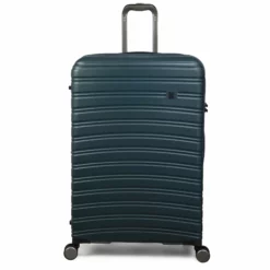IT Luggage Fusional - 4pc Set (Mediterranean Green) -UK Suitcase Sales Shop 32987A UK16 2920 08MediterraneagreenS730SSFrontpaneldirectly29in