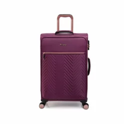 IT Luggage Bewitching - 5pc Set (Purple Potion) -UK Suitcase Sales Shop 33095 UK12 2686 08PurplepotionSSFrontpaneldirectly23.7in