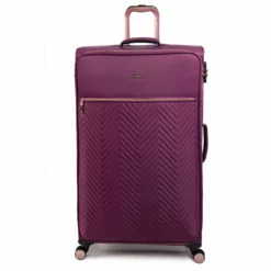 IT Luggage Bewitching - 5pc Set (Purple Potion) -UK Suitcase Sales Shop 33095 UK12 2686 08PurplepotionSSFrontpaneldirectly32.2in