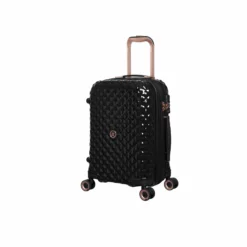 IT Luggage Glitzy - 5pc Set (Black) -UK Suitcase Sales Shop 33109 UK16 2888A08BlackSSFrontpanel18.5in