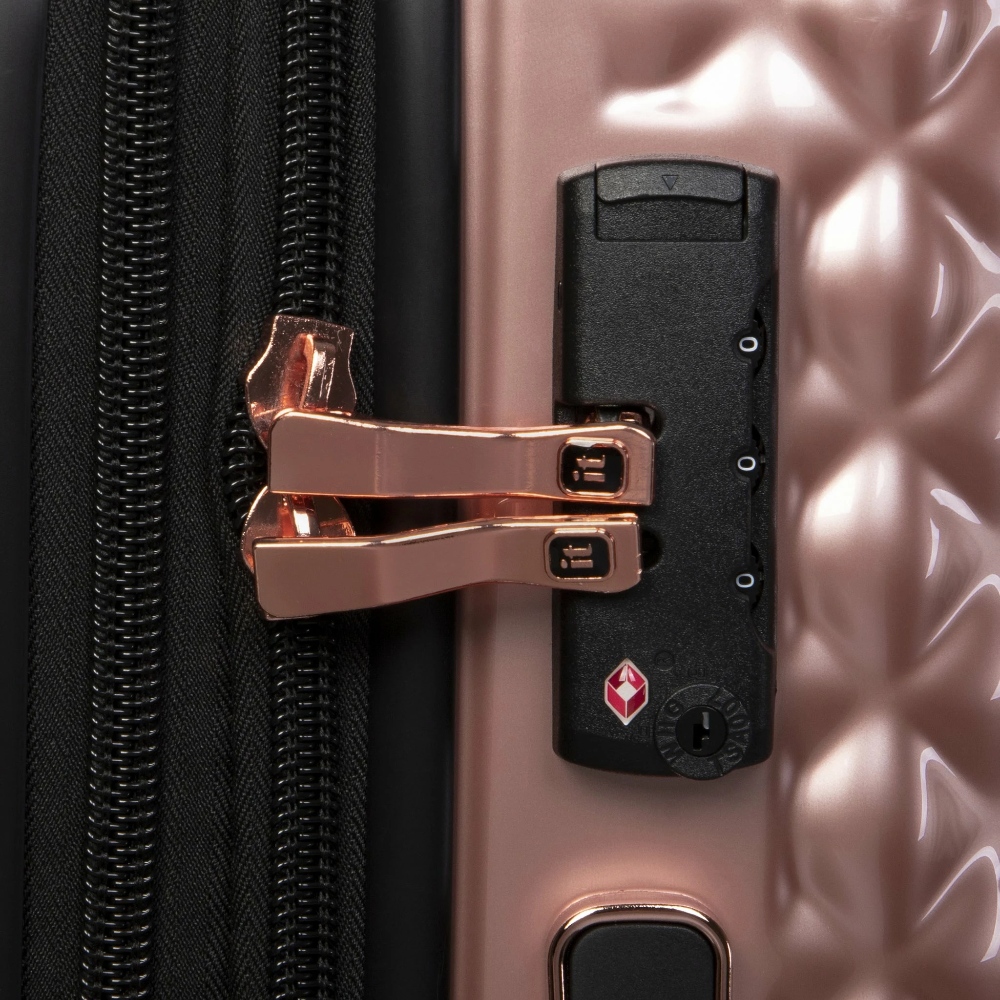 IT Luggage Glitzy - Large (Metallic Rose Gold) 5 IT Luggage Glitzy - Large (Metallic Rose Gold) - Image 5