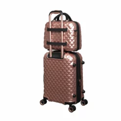 IT Luggage Glitzy - 5pc Set (Metallic Rose Gold) -UK Suitcase Sales Shop 33109 UK16 2888A08 16 2888A15MetallicrosegoldSSBackpanel 9d444647 82eb 4a3c 91de 5053614f1985