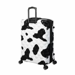 IT Luggage Indulging - Large (Moo Cow Print) 20 IT Luggage Indulging - Large (Moo Cow Print) -UK Suitcase Sales Shop 33198 UK16 3039A08Moocowblack whiterepeatprintSSBackpanel e613a982 7b08 40eb 8d2f 4880e485c820