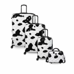 IT Luggage Indulging - Large (Moo Cow Print) 26 IT Luggage Indulging - Large (Moo Cow Print) -UK Suitcase Sales Shop 33198 UK16 3039A08Moocowblack whiterepeatprintSSFrontpaneldirectlyset2 d56de415 5b9f 4895 9e8d d3a672add9f9