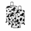 IT Luggage Indulging II - 4pc Set (Moo Cow Print)
