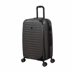 IT Luggage Lineal - 3pc Set (Dark Grey) -UK Suitcase Sales Shop 61328 US16 2631 08DarkgreyS074SSFrontpanel25in b49d829a 8bec 46ec 81b5 24f52eea239a