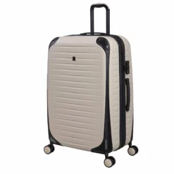 IT Luggage Lineal - 3pc Set (Oyster) -UK Suitcase Sales Shop 61328 US16 2631 08OystergrayS821SSFrontpanel29.5in