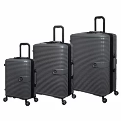 IT Luggage Helixian - 3pc Set (Charcoal)