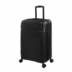 IT Luggage Valiant - 4pc Set (Black) -UK Suitcase Sales Shop 61437 US16 2914 08BlackS001SSFrontpanel25in