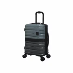 IT Luggage Interfuse - 3pc Set (Lead / Pewter) -UK Suitcase Sales Shop 61527 US16 2936 08Lead PewterM332SSFrontpanel18.5in