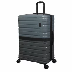 IT Luggage Interfuse - 3pc Set (Lead / Pewter) -UK Suitcase Sales Shop 61527 US16 2936 08Lead PewterM332SSFrontpanel29in