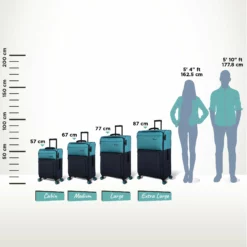 Duo-Tone - Extra Large (Capri Breeze / Dress Blues) -UK Suitcase Sales Shop Duo Tone Capri Relative Size 54d103c5 82bc 4450 adb2 6305f55f4419