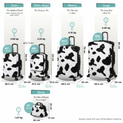 IT Luggage Indulging - Large (Moo Cow Print) 28 IT Luggage Indulging - Large (Moo Cow Print) -UK Suitcase Sales Shop Indulging Moo full set dims weights ea63d700 4ce6 46d3 80dd 6fe36dd9b4c3