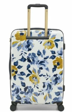 Joules Ocean Rose 4-Wheel Medium 66cm Case -UK Suitcase Sales Shop JLH0102 107 Joules Medium Trolley Case 4W Ocean Rose 4