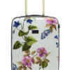 Joules Spring Wood Botanical 4-Wheel Cabin Case