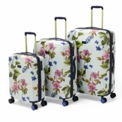 Joules Spring Wood Botanical 4-Wheel Medium 66cm Case -UK Suitcase Sales Shop JLH Joules Spring Wood Botanical Luggage Grp2 1467d059 3547 4351 8870 429822ecf756