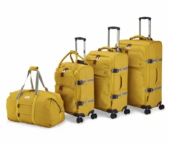 Joules Coast 4-Wheel Medium Trolley Case -UK Suitcase Sales Shop Joules Coast Luggage Antique Gold Grp2