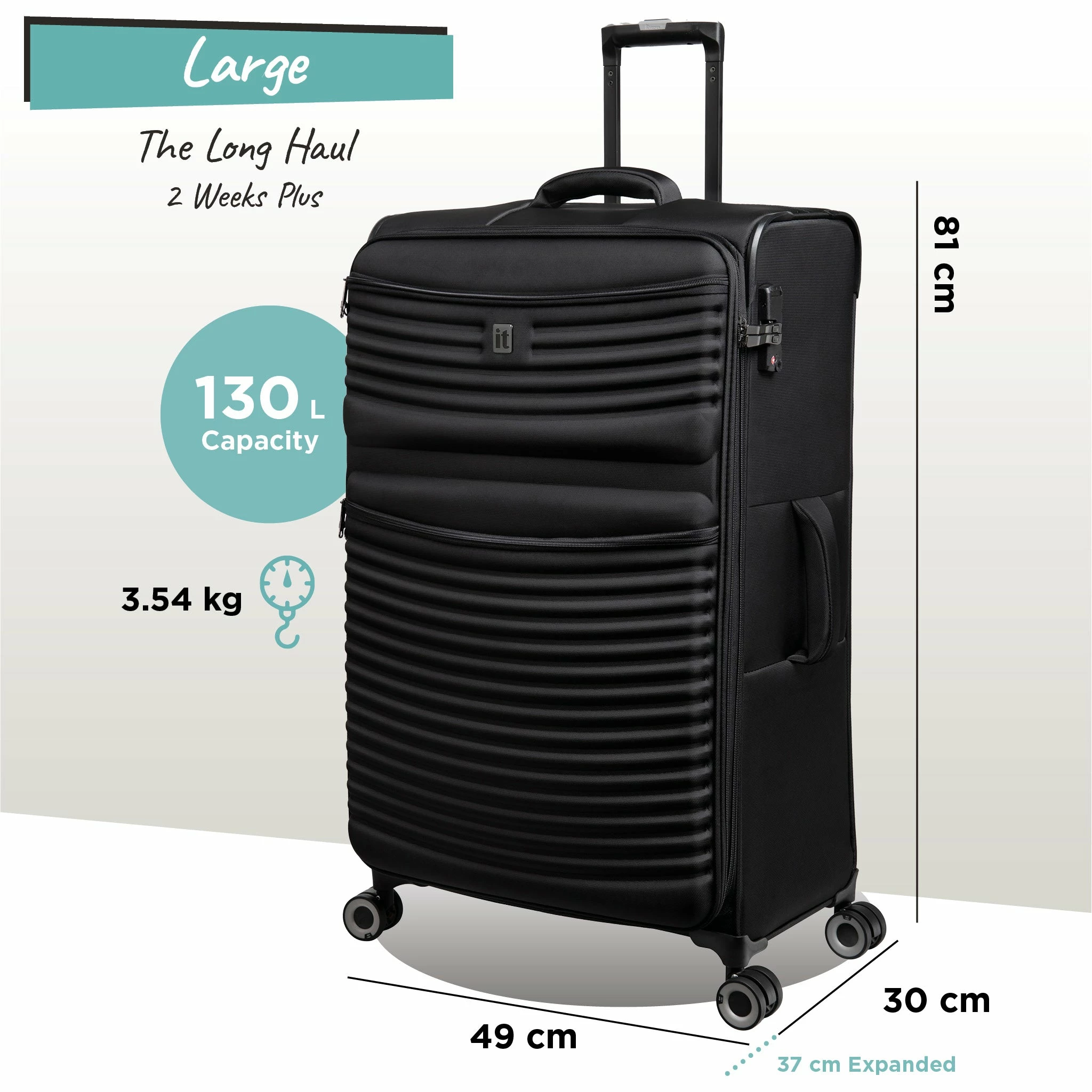 IT Luggage Precursor - Large (Black) 8 IT Luggage Precursor - Large (Black) - Image 8