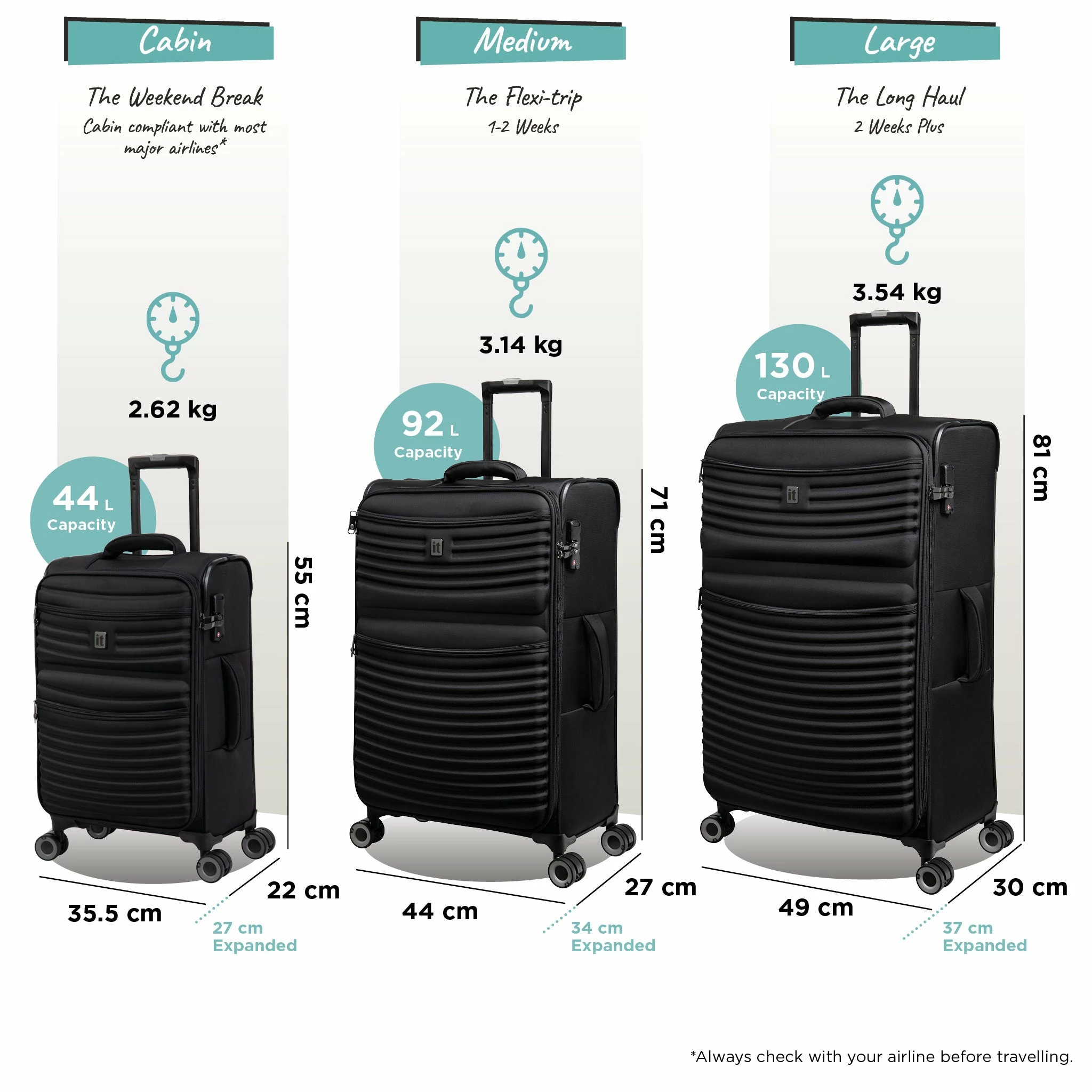 IT Luggage Precursor - Large (Black) 9 IT Luggage Precursor - Large (Black) - Image 9