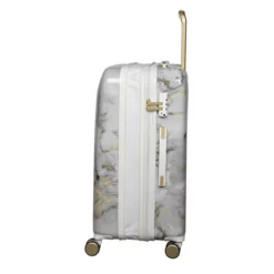 IT Luggage Sheen - 4pc Set (Gold Greyscale Marble) -UK Suitcase Sales Shop SheenMarbleExpanding L M
