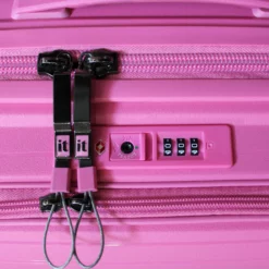 IT Luggage Spontaneous II - Cabin With Pocket (Azalea Pink) -UK Suitcase Sales Shop SpontaneousLockCabin FP