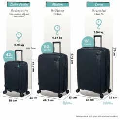 IT Luggage Spontaneous II - Cabin With Pocket (Blueberry) 20 IT Luggage Spontaneous II - Cabin With Pocket (Blueberry) -UK Suitcase Sales Shop Spontaneous Set Pocket blueberry dims weights d2d09bc7 67f7 4b75 8f94 72ec18cb5e54