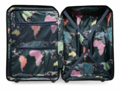 Ted Baker Flying Colours 69cm Medium 4-Wheel Suitcase 28 Ted Baker Flying Colours 69cm Medium 4-Wheel Suitcase -UK Suitcase Sales Shop TBU Ted Baker Flying Colours Large Case internal