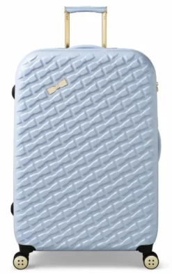 Ted Baker Belle 79cm 4-Wheel Large Suitcase -UK Suitcase Sales Shop TBW0301 049 Belle Large Case Pale Blue 1