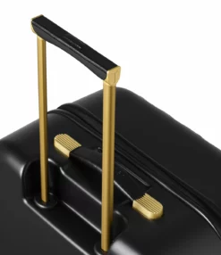 Ted Baker Belle 79cm 4-Wheel Large Suitcase -UK Suitcase Sales Shop TBW0302 001 Belle Black trolleysystem close up 934d1905 9ba2 4365 9e24 61a052983cbb