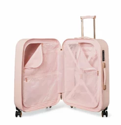 Ted Baker Belle 69cm 4-Wheel Medium Suitcase -UK Suitcase Sales Shop TBW0302 017 Belle Medium Case Pink 3
